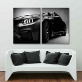Modern Black Car Canvas Print №3024