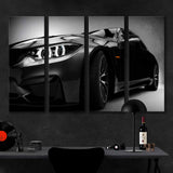 Modern Black Car Canvas Print №3024