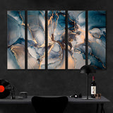 Luxury Abstract Fluid Art Canvas Print №0060