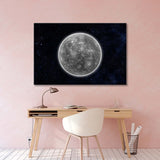 Planet Mercury Canvas Print  №0517