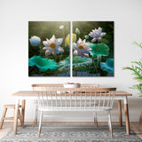 White Lotus Canvas Print  №7061