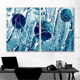 Blue Abstract Canvas Print  №0080