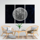 Planet Mercury Canvas Print  №0517