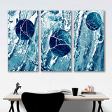 Blue Abstract Canvas Print  №0080