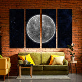 Planet Mercury Canvas Print  №0517