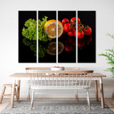 Vegetables Black Background Canvas Print  №5021