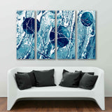 Blue Abstract Canvas Print  №0080