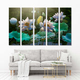 White Lotus Canvas Print  №7061