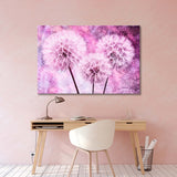 Abstract Dandelion Flower Canvas Print №7011