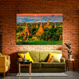 Bagan Temple, Myanmar, Asian Canvas Print №2041