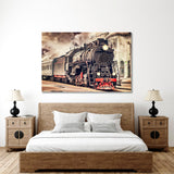 Retro Train Canvas Print №3020
