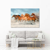 Horse Herd Canvas Print №3524