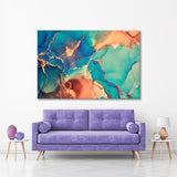 Multicolored Marble Texture Canvas Print №0008