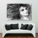 Abstract Woman Face Canvas Print №0072