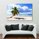 Caribbean Wild Beach Canvas Print №4013