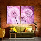 Abstract Dandelion Flower Canvas Print №7011