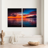 Sunset Art Canvas Print №4012