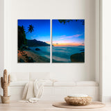 Seychelles After Sunset Canvas Print №4047