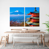 Beautiful Landscape Of Mountain Fuji, Yamanashi, Japan Canvas Print №2026