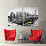 New York Yellow Taxi Canvas Print №2014