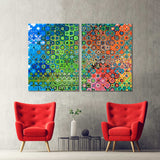 Abstract Colorful Geometry Canvas Print №0040