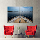 Nautical Art Yacht Canvas Print №3004