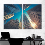 Office Building New York Wall Street Canvas Print №2046