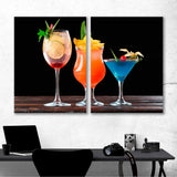 Summer Cold Drinks Canvas Print №5007
