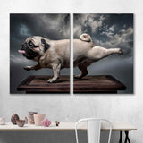 Dog Pug Canvas Print №3508