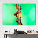Beautiful African Woman Canvas Print №2509