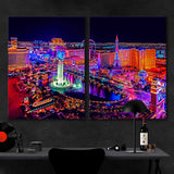 Las Vegas Lights Canvas Print №2013