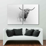 Wild Cow Canvas Print №3543