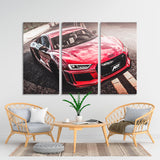 Red R8 Canvas Print №3000