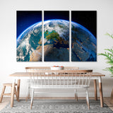Earth Space View Wall Art & Canvas Print №0503