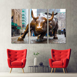 New York - Bull Of Wall Street  Canvas Print №3515