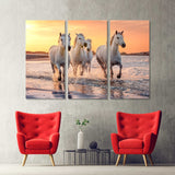 White Horses Canvas Print №3545