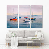 Abstract Sailing Boats Canvas Print №0068