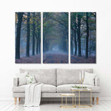 Foggy Autumn Forest Canvas Print №4008