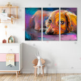 Pastel Portrait Of  Dog Canvas Print №3547