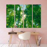 Green Forest Canvas Print №7043