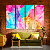 Colorful Abstract Fluid Canvas Print №0028