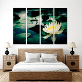 Beautiful White lotus Canvas Print №7053
