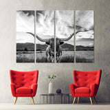 Texas Longhorn Cow Canvas Print №3511
