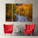 Autumn Road Canvas Print №4044