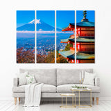 Beautiful Landscape Of Mountain Fuji, Yamanashi, Japan Canvas Print №2026