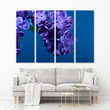 Lilac Flowers Close-Up Canvas Print №7044