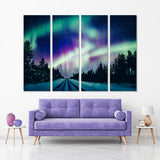 Arctic Northern lights Canvas Print №4024