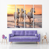 White Horses Canvas Print №3545