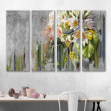 Abstract Water lilies Canvas Print №0055