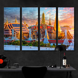 Grand Palace, Wat Phra Kyo Bangkok, Thailand Canvas Print №2044